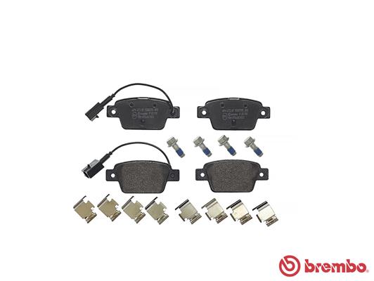 A.B.S. P 23 135 BREMBO Bremsbelagsatz, Scheibenbremse